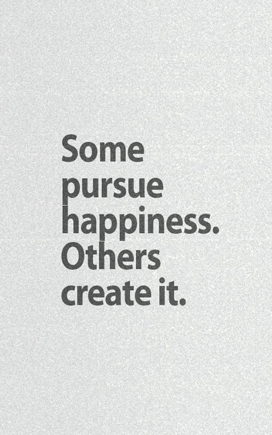 Some Pursue Happiness