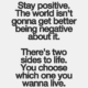 Stay Positive