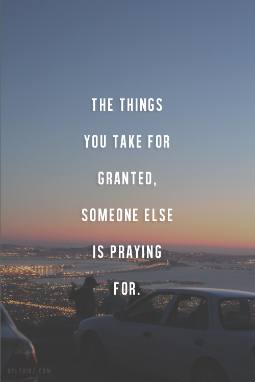 Take For Granted