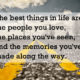 The Best Things In Life