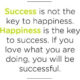 The Key To Happiness