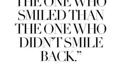 The One Who Smiled