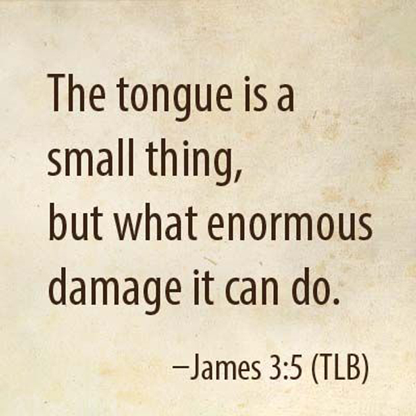 The Tongue Is A Small Thing