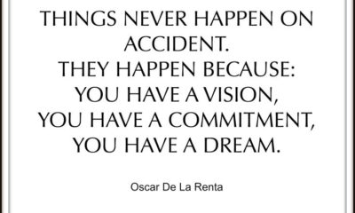 Things Never Happen On Accident