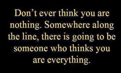 Think You Are Nothing