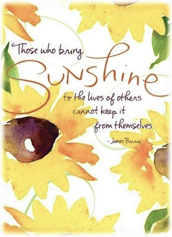 Those Who Bring Sunshine