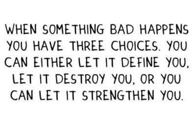 When Something Bad Happens