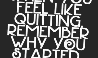 When You Feel Like Quitting