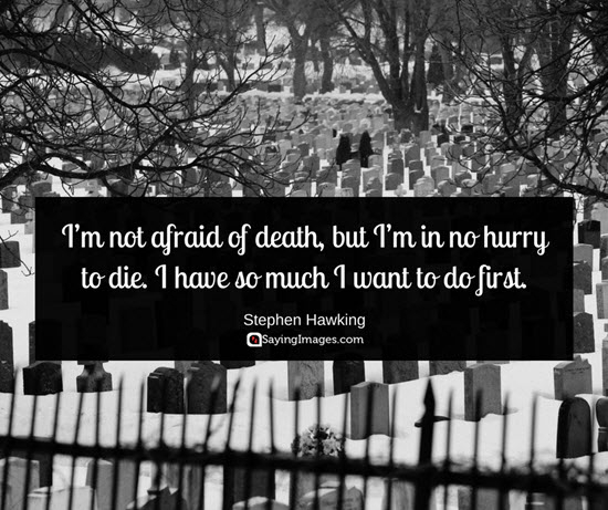quotes from stephen hawking death