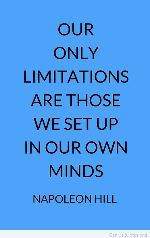 Our Limitations