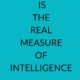 The Measure Of Intelligence