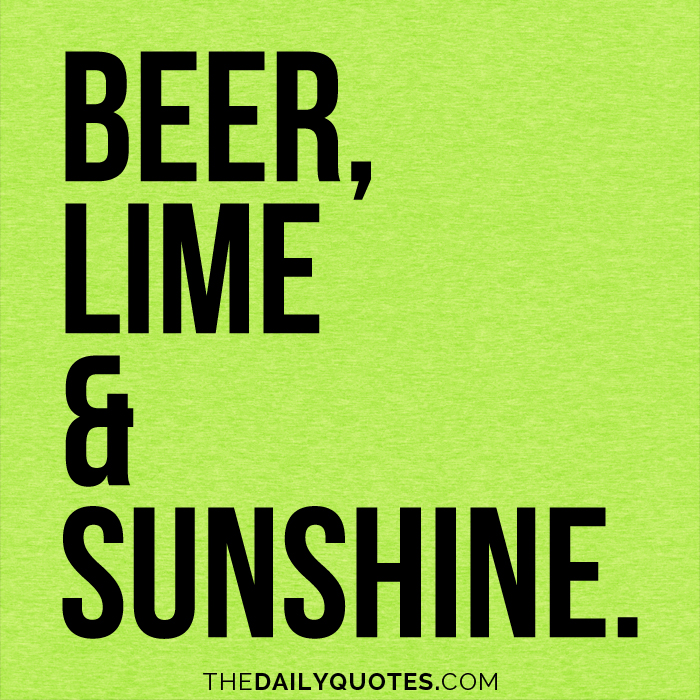 Beer Lime Sunshine