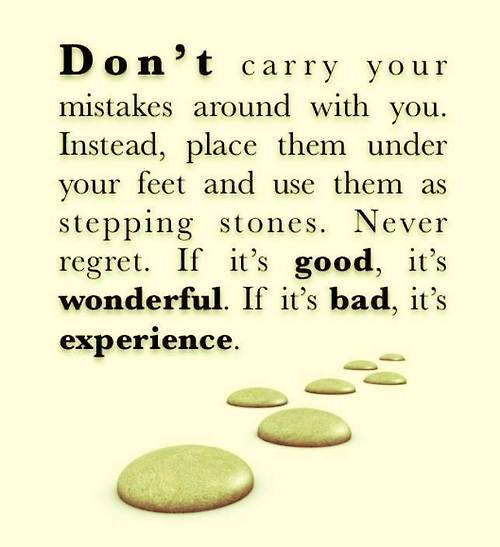 Dont Carry Your Mistakes
