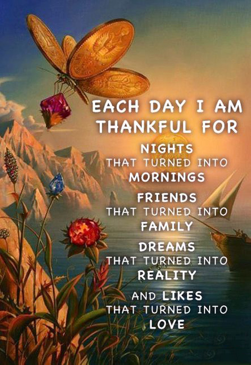 Each Day I Am Thankful