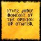 Judge Someone