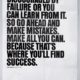 Learn From Failure