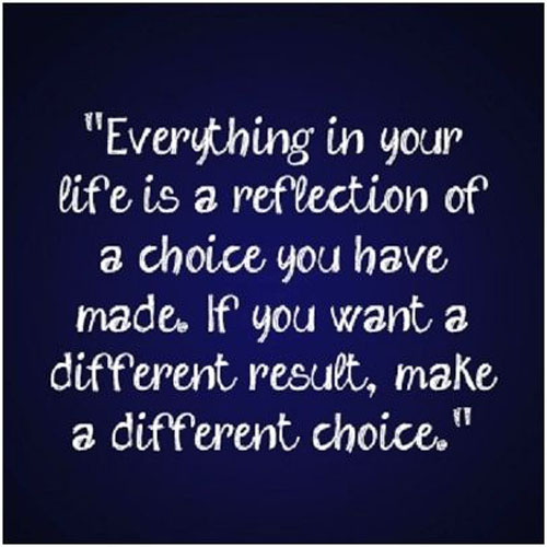 Reflection Of A Choice