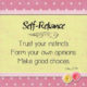 Self Reliance