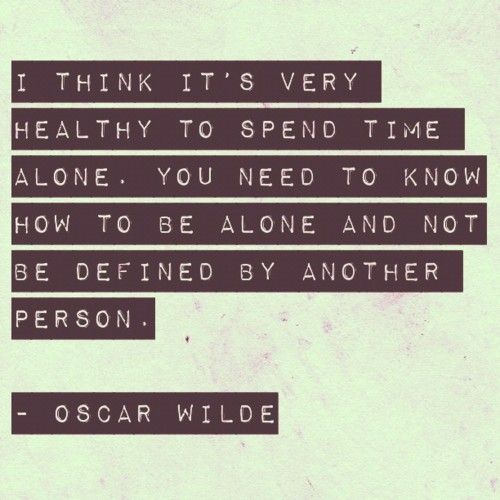 Spend Time Alone