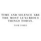 Time And Silence