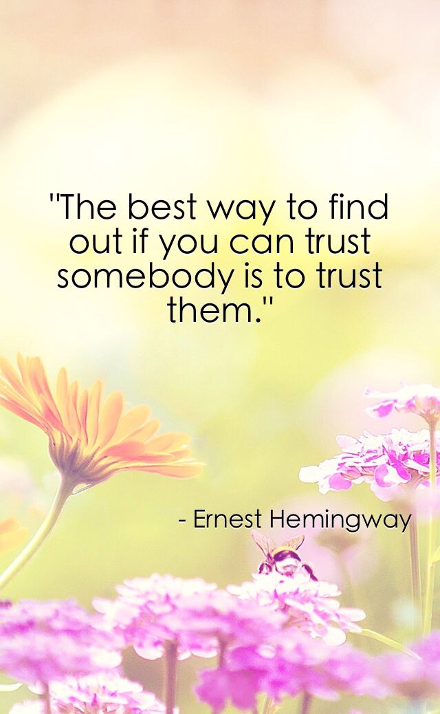 Trust Somebody