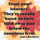 Trust Your Hunches