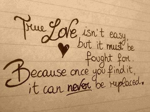 Never be Replaced Love Quotes for Her