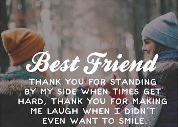 Thank You Quotes for bestfriend