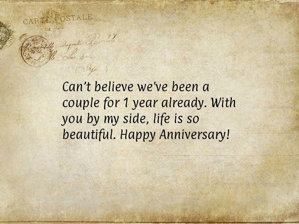 Anniversary Quotes For Boyfriend Of 1 Year