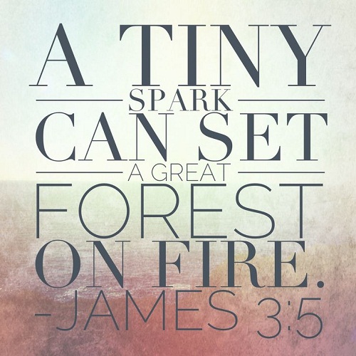 Forest on Fire Bible Quotes
