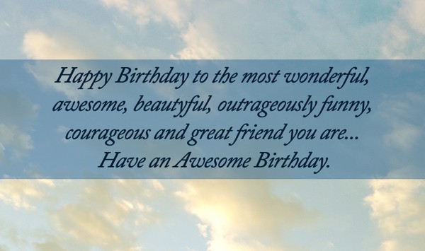 Birthday Wishes For A Special Friend