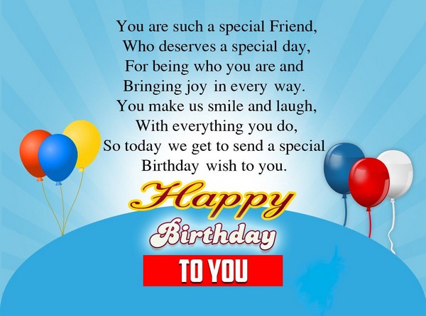 Fabulous Birthday Wishes For Friend