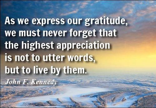 Express Gratitude Lovely Quotes