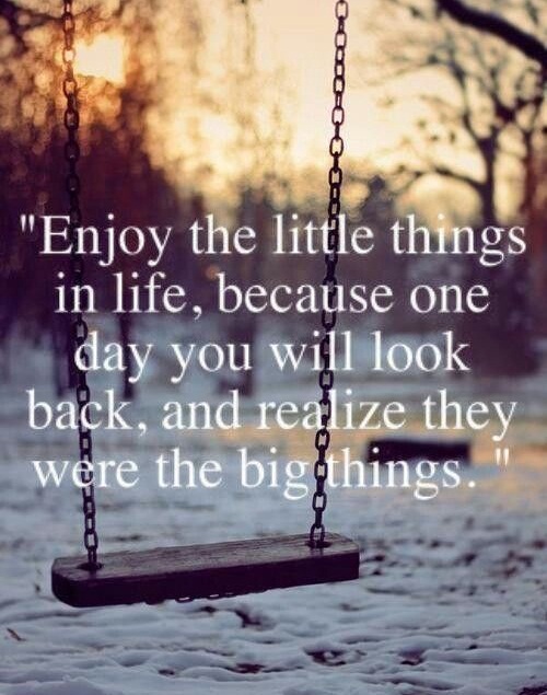 Enjoy Little Things Amazing Quotes