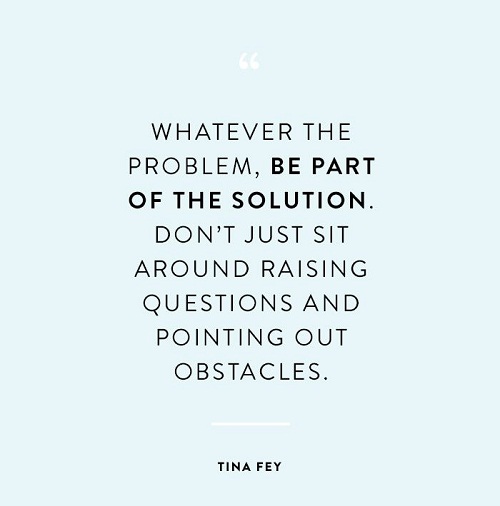 Part of the Solution Struggle Quotes