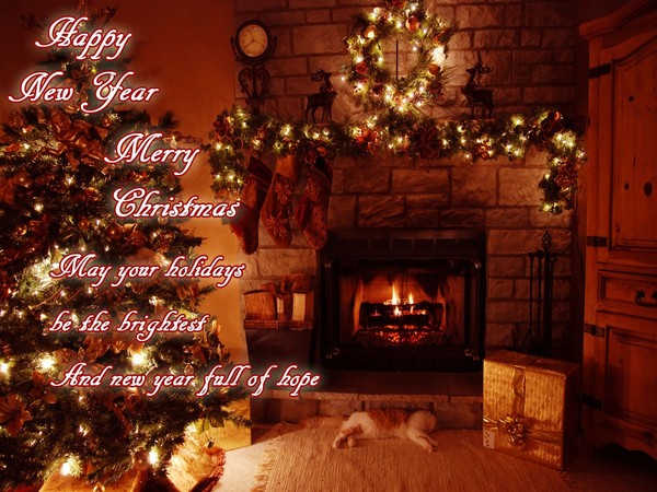 Merry Christmas And New Year Greetings Quotes
