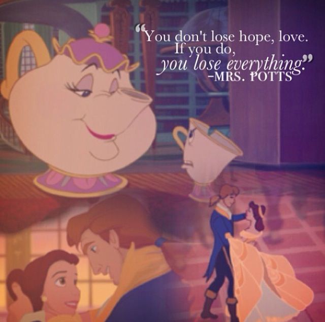 Mrs Pott Beauty and the Beast Quotes