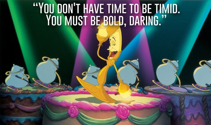 Be Timid Beauty and the Beast Quotes
