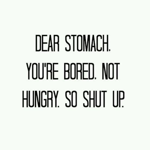 Dear Stomach Gym Quotes