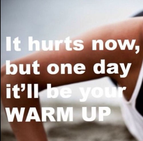 Hurts Now Gym Quotes