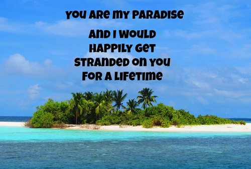 My Paradise Love Quotes for Husband