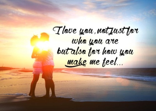 How you Make me Feel Love Quotes for Husband