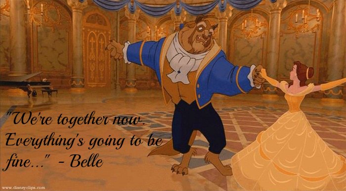 Together Now Beauty and the Beast Quotes