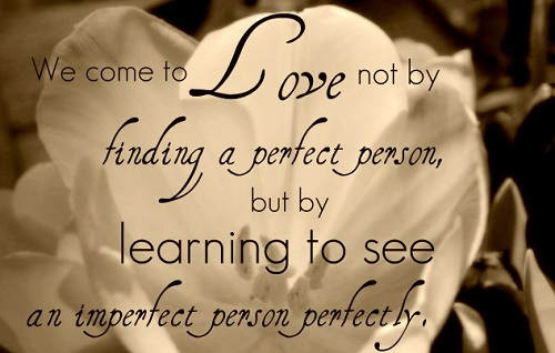 Imperfect Person Love Quotes for Husband