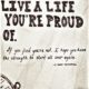 A Life Youre Proud Of