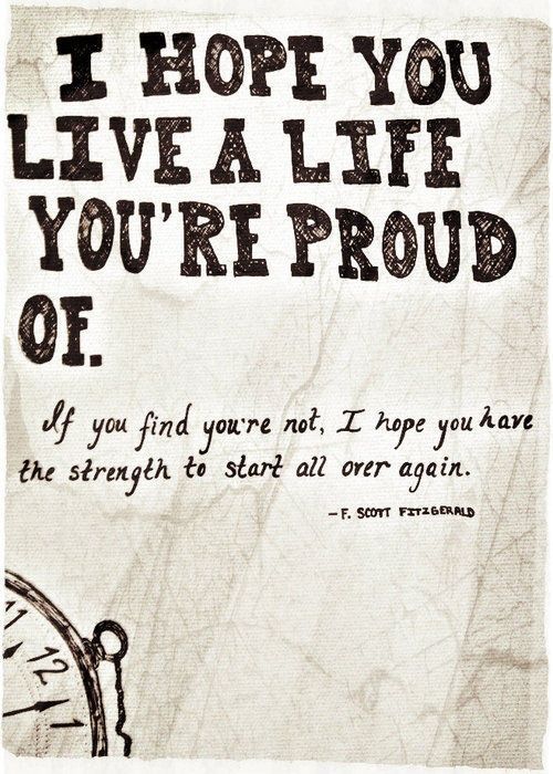 A Life Youre Proud Of