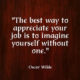 Appreciate Your Job