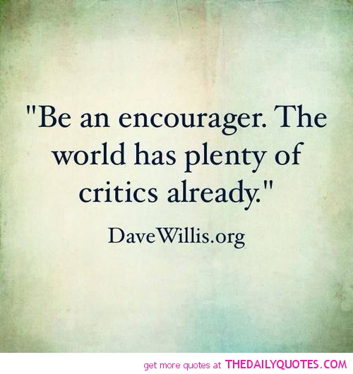 Be An Encourager
