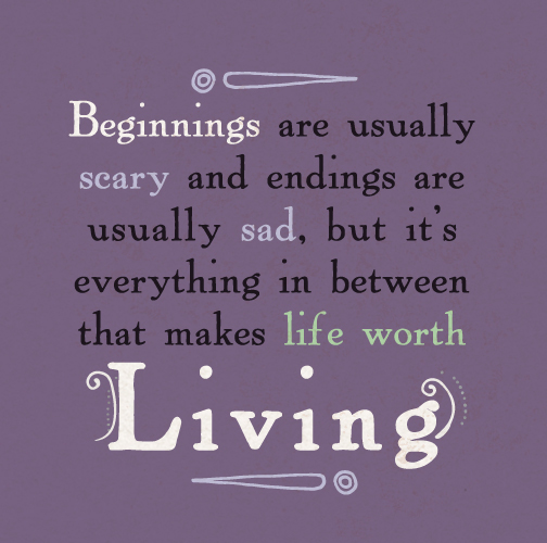 Beginnings Are Scary