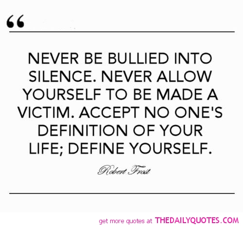 Bullied Into Silence
